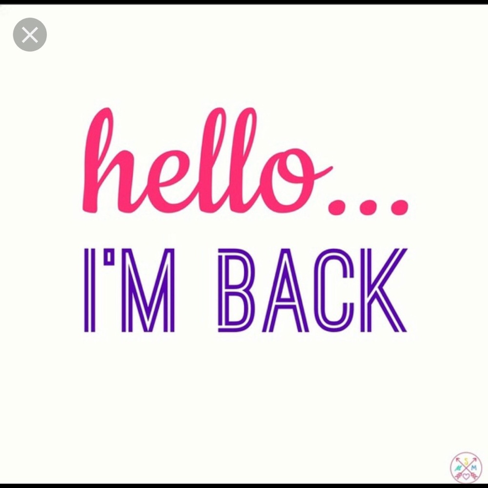 I’m back!